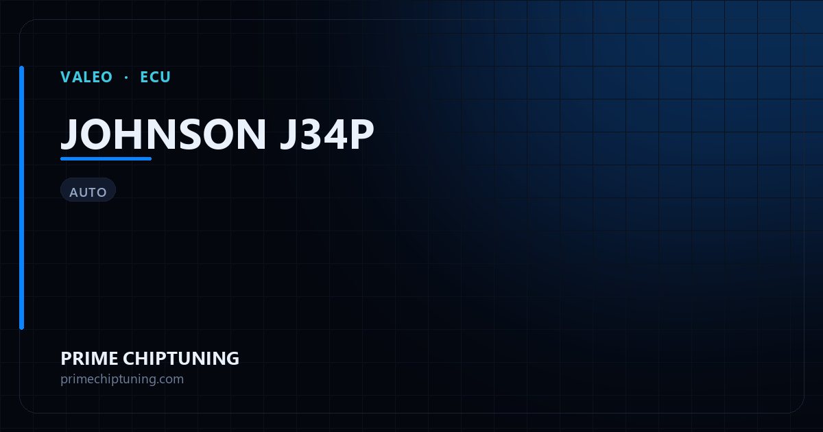 Solutions disponibles pour la famille d'ECU VALEO JOHNSON J34P : 