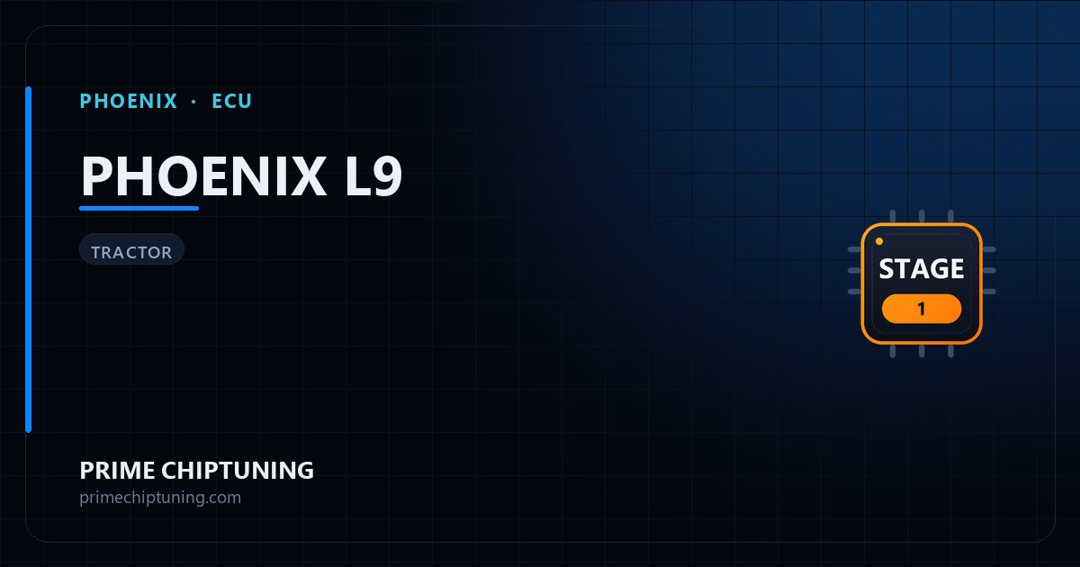 Solutions disponibles pour la famille d'ECU PHOENIX L9 : Reprogrammation Stage 1