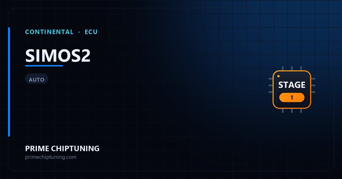 Solutions disponibles pour la famille d'ECU CONTINENTAL SIMOS2 : Reprogrammation Stage 1