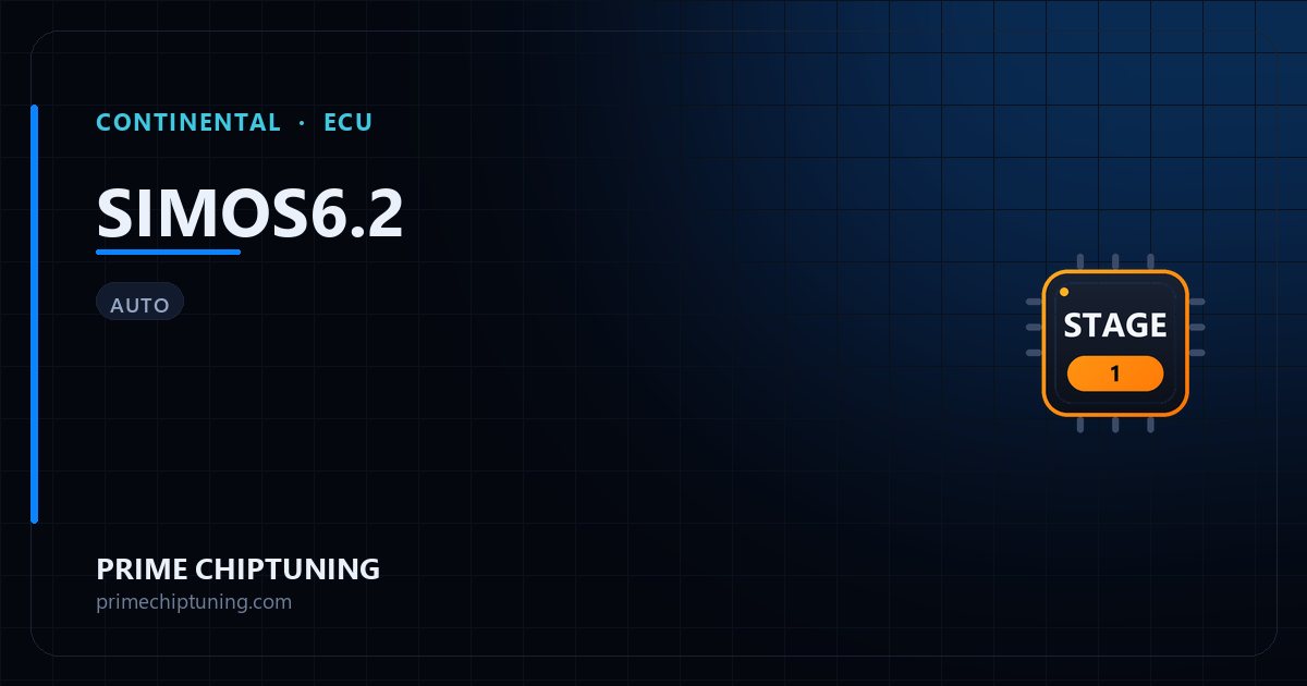 Solutions disponibles pour la famille d'ECU CONTINENTAL SIMOS6.2 : Reprogrammation Stage 1