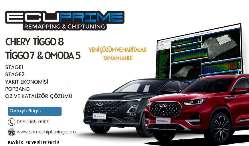 Chery Tiggo 8 / Tiggo 7 / Omoda 5 : développement du logiciel de performance terminé